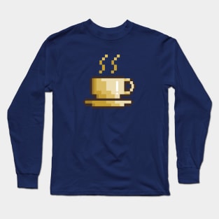 pixel coffee Long Sleeve T-Shirt